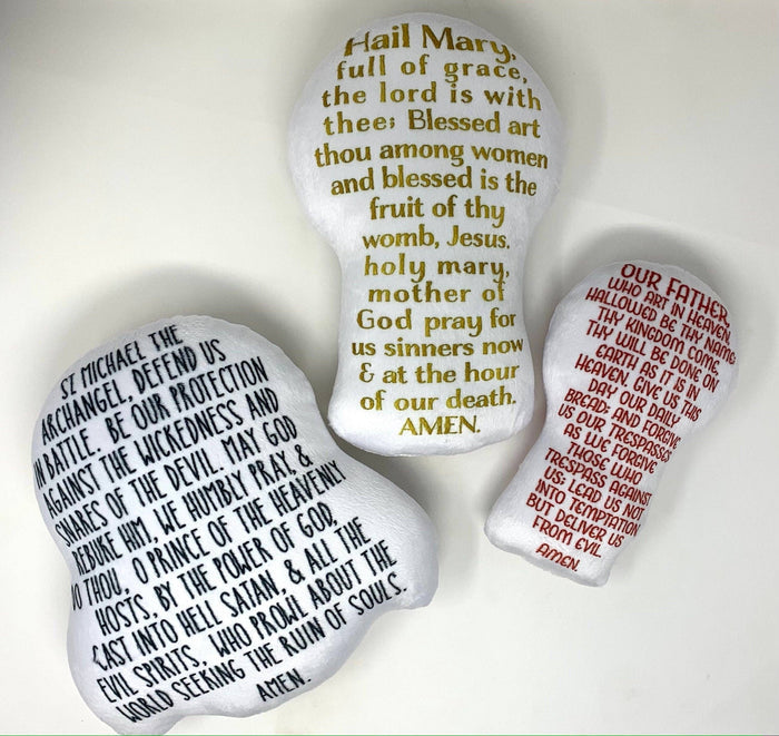 Our Father Prayer Stuffed Doll