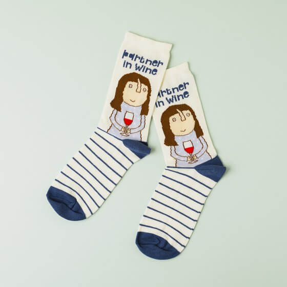 Partner in Wine Socks