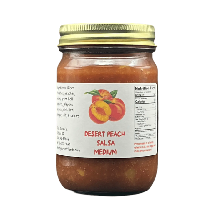 Peach Salsa medium 12oz. - Tubac Gourmet Foods