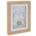 Pebble Glass Plaque - Silver Anniversary