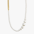 Pilgrim Beat Pearl Necklace Gold or Silver Plated