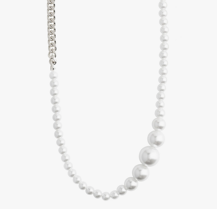 Pilgrim Beat Pearl Necklace Gold or Silver Plated