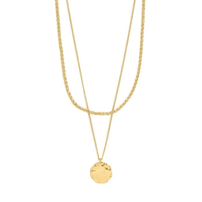 Pilgrim Declan 2-In-1 Necklace Gold Plated