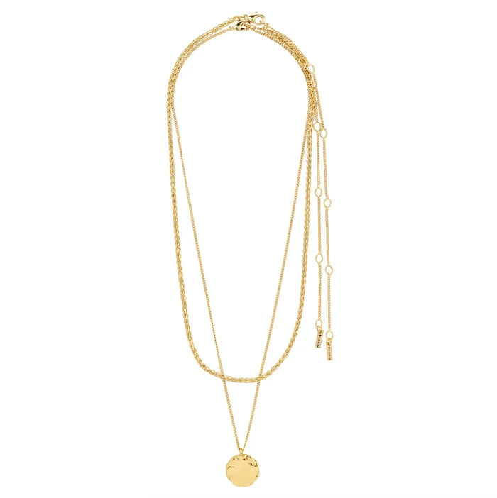 Pilgrim Declan 2-In-1 Necklace Gold Plated