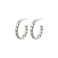 Pilgrim Kalila Silver Plated Twirl Hoops