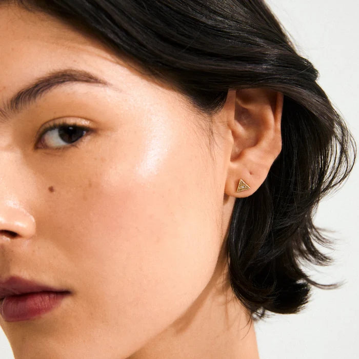 Pilgrim Rylee Gold Plated Stud