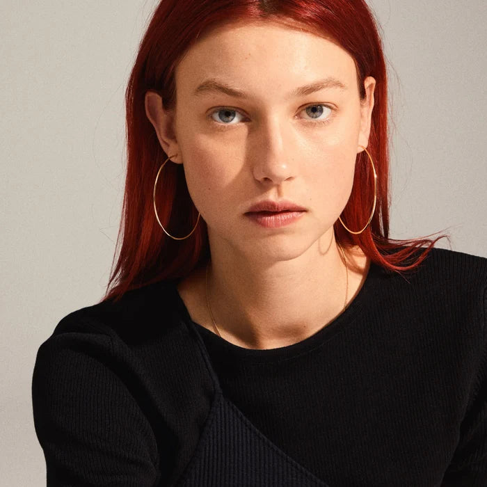 Pilgrim Sanne X-Large Gold Plated Hoop