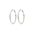Pilgrim Silver Plated Between Hoops - Waterproof