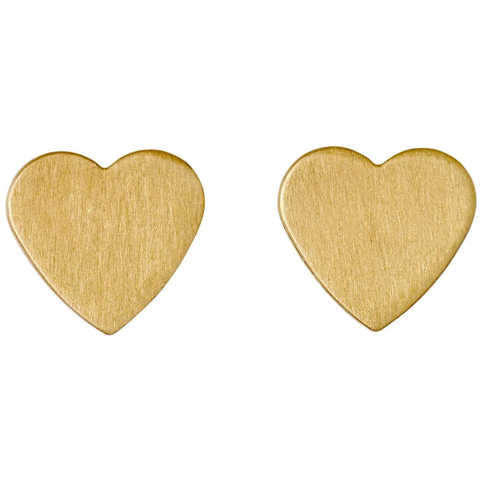 Pilgrim Vivi Heart Earrings Gold or Silver Plated