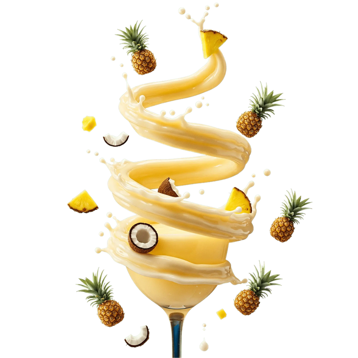 Pina Colada White Balsamic Vinegar, 375 ml. Bottle. - Tubac Gourmet Foods