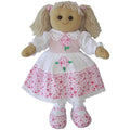 Pink Floral Rag Doll - 40cm