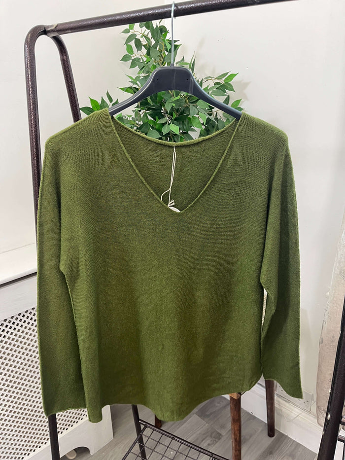 Pippa Classic V Neck Super Soft Knit Jumper