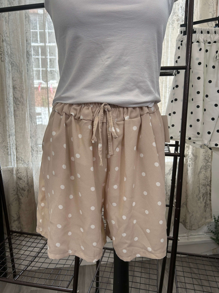 Polka Dot Elegant Floaty Shorts