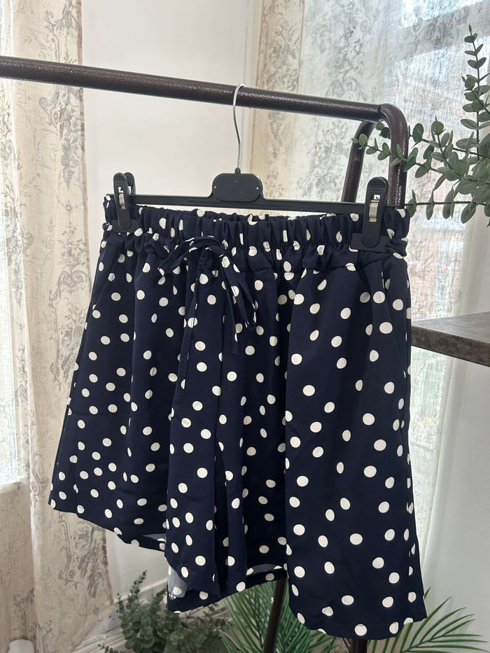 Polka Dot Elegant Floaty Shorts