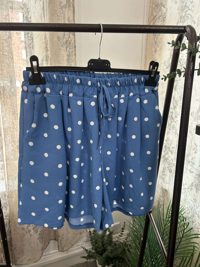 Polka Dot Elegant Floaty Shorts