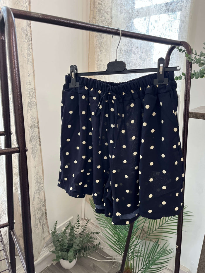 Polka Dot Elegant Floaty Shorts