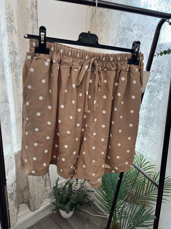 Polka Dot Elegant Floaty Shorts