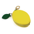 POM925 - Faux leather lemon mini purse