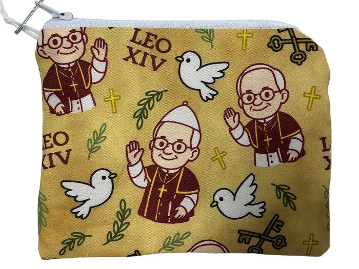 Pope Leo XIV Rosary Pouch