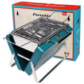 Portable Suitcase BBQ - Petrol Blue
