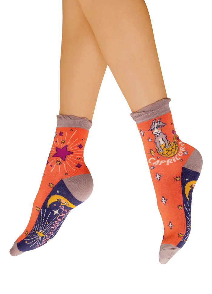 Powder Design Capricorn Zodiac Ankle Socks