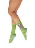 Powder Design Ladies' Ankle Socks - Ikat Tiger - Mint