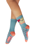 Powder Design Ladies Ankle Socks - Thoughtful Lover Puppy