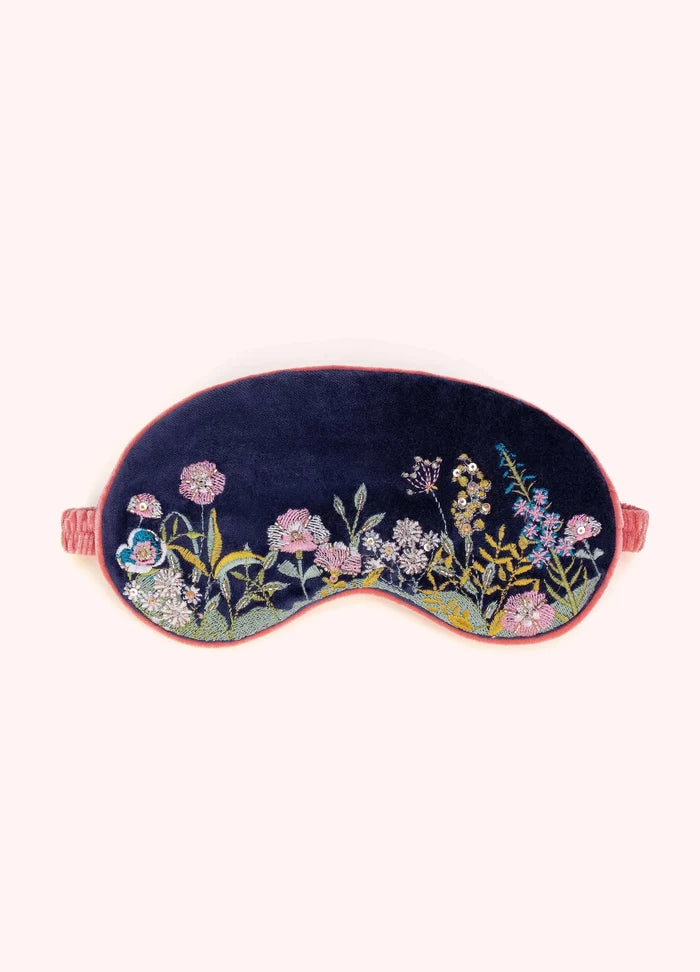 Powder Design Luxury Velvet Eyemask - Navy