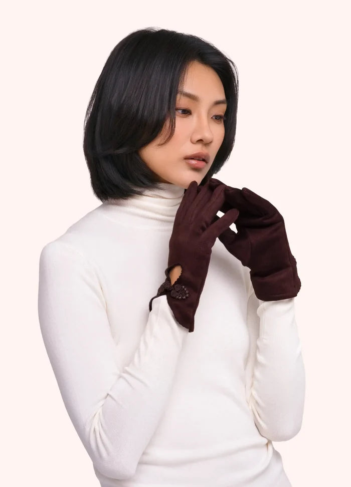Powder Design Suki Gloves - Damson