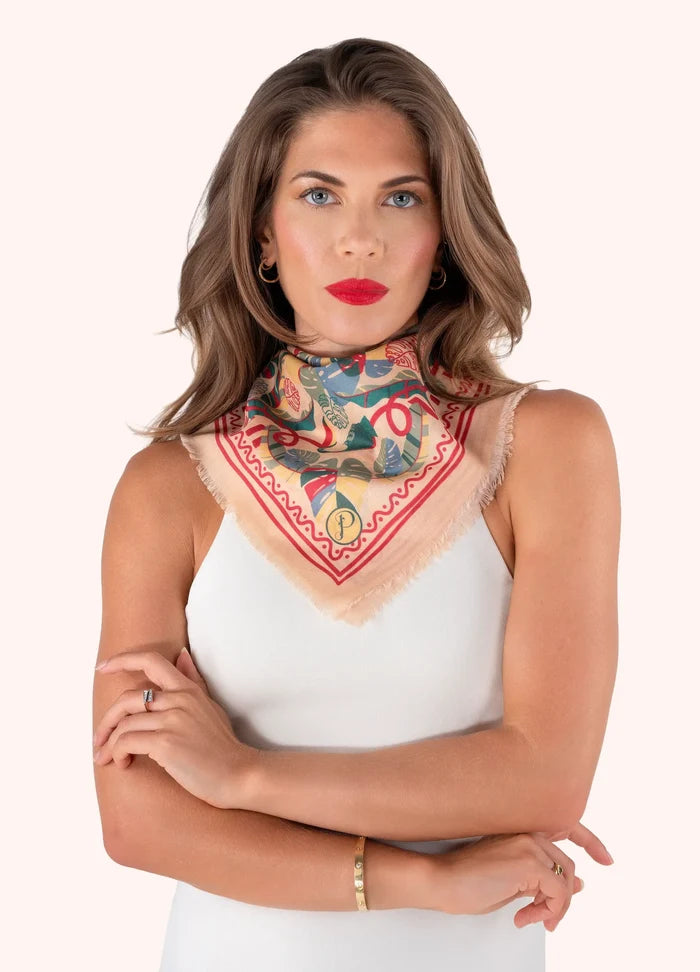 Powder Designs Cotton Bandana - Tropical Toucan