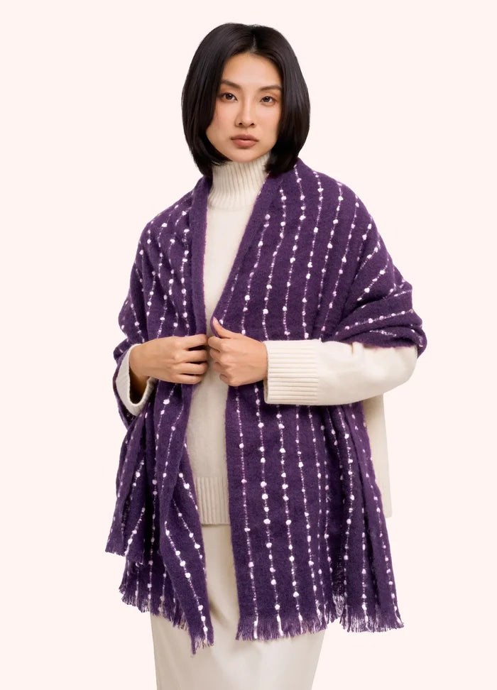 Powder Designs Dakota Cosy Scarf - Damson