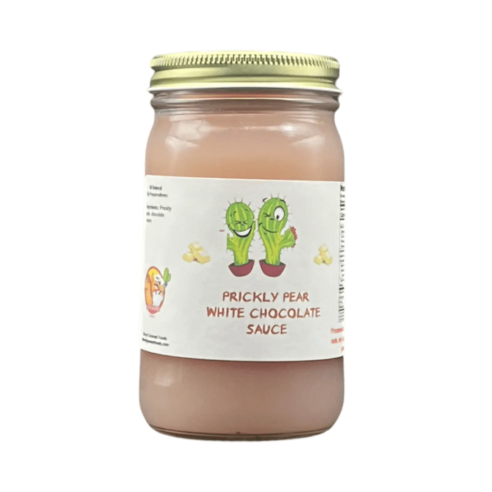 Prickly Pear White Chocolate Sauce 8oz. - Tubac Gourmet Foods