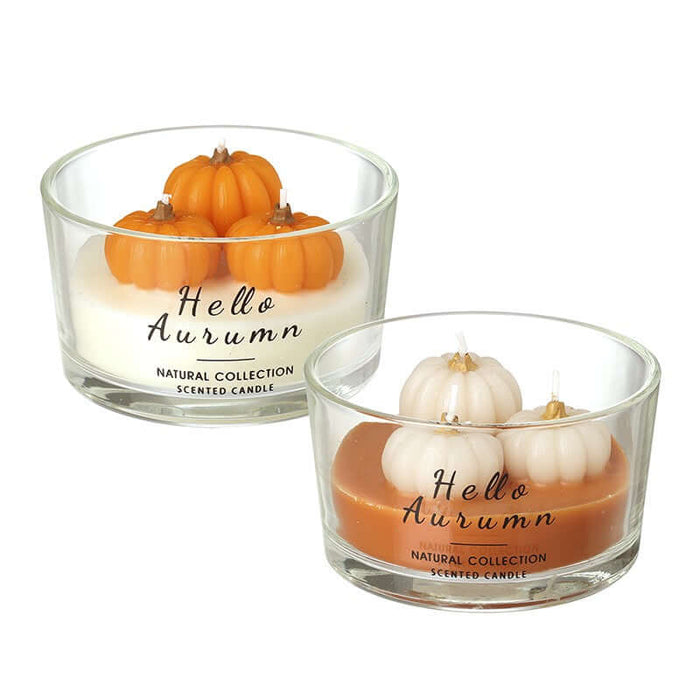 Pumpkin Detail Candles