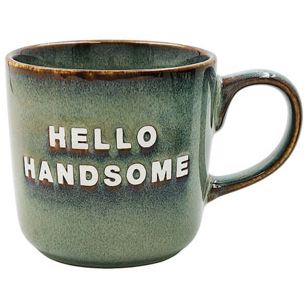 Christmas Reactive Glaze Mug Handsome