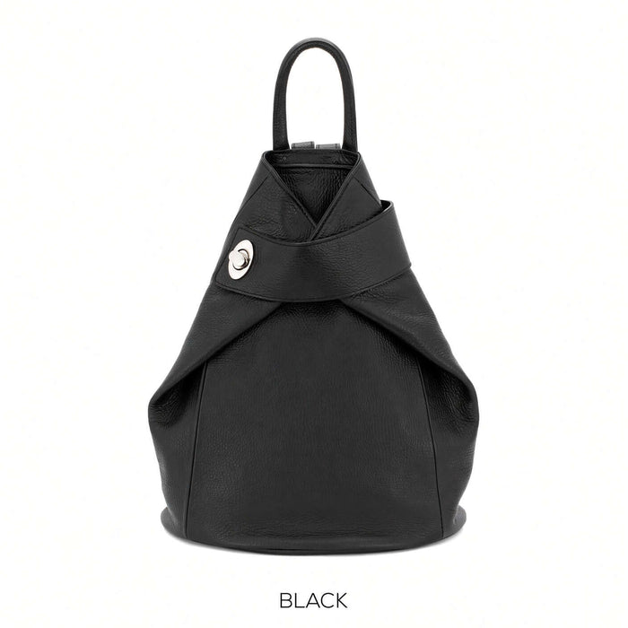 Leather Folding Backpack