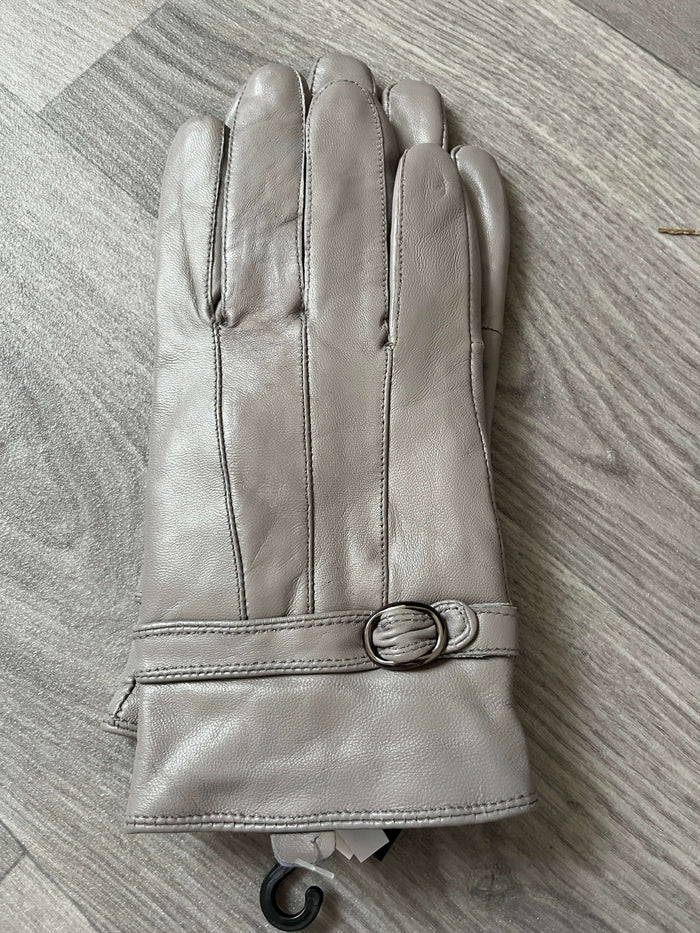 Real Leather glove with Buckle