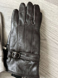 Real Leather glove with Buckle