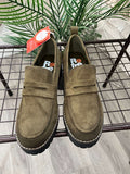 Refresh - Khaki Faux Leather Loafer