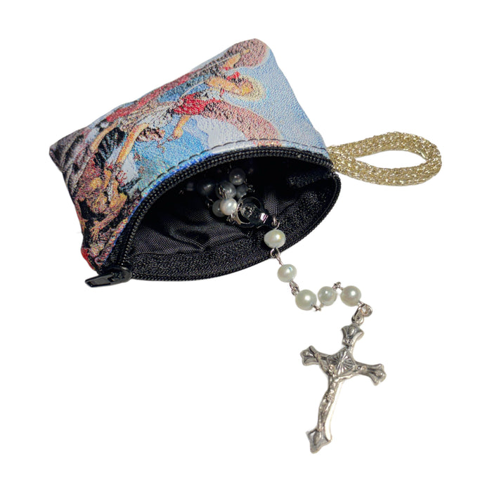 Rosary Pouch - St. Michael 3″ x 4″