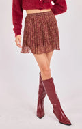 Sadie & Sage Candlelight Pleated Skirt