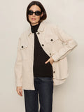 Sanctuary Mother of Pearl Cord Shacket