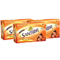 Santoor Sandal and Turmeric Soap (Bundle of 3 x 100g)