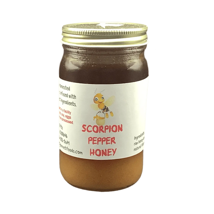 Scorpion Pepper – Arizona Desert Honey, 8 oz. - Tubac Gourmet Foods
