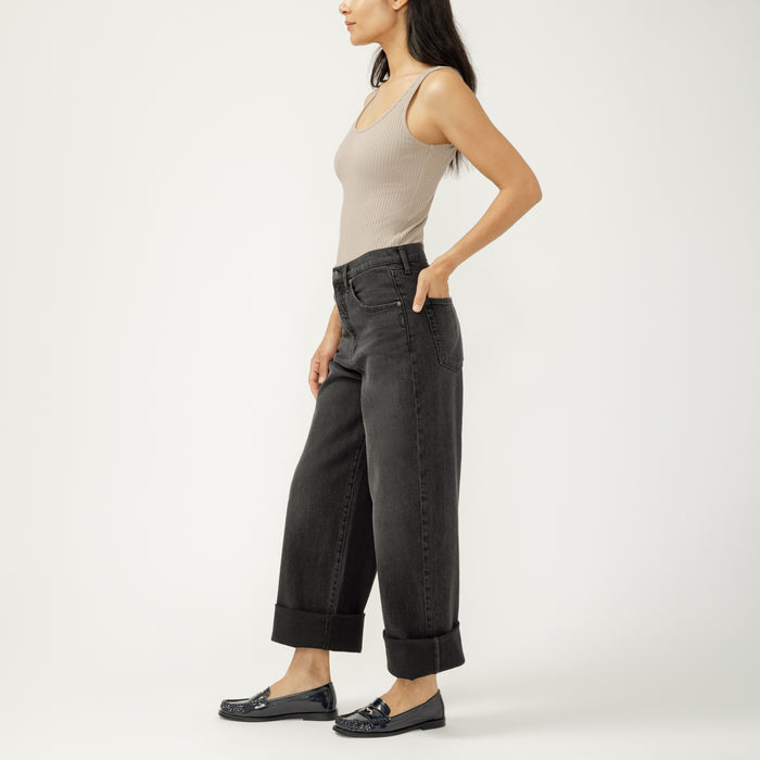 Silver Jeans Be Easy Wide Leg Crop