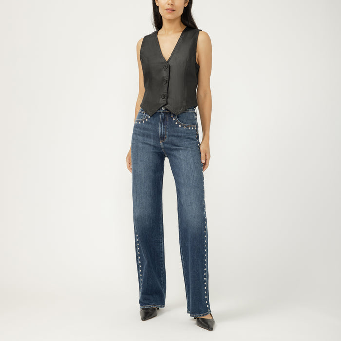 Silver Jeans Highly Desirable Trouser Plimco Studs