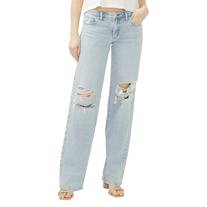 Silver Jeans – Loose & Low – Barefoot