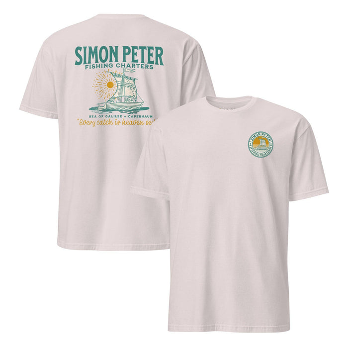 Simon Peter Fishing Charters Remix (Front/Back) - T-Shirt