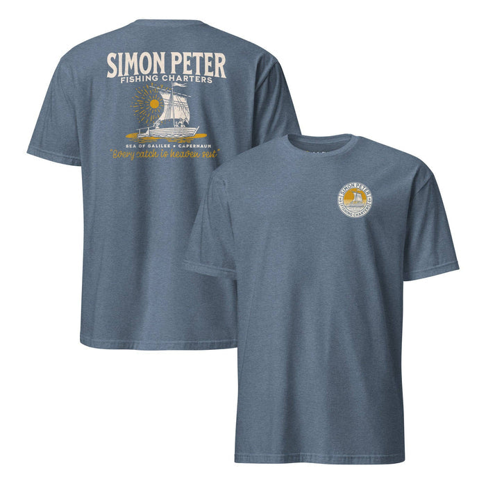 Simon Peter Fishing Charters Remix (Front/Back) - T-Shirt