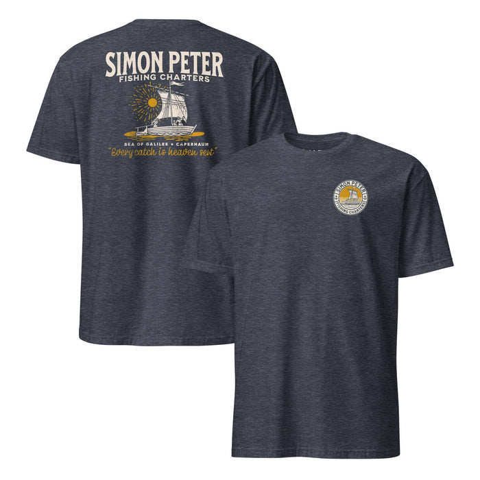 Simon Peter Fishing Charters Remix (Front/Back) - T-Shirt