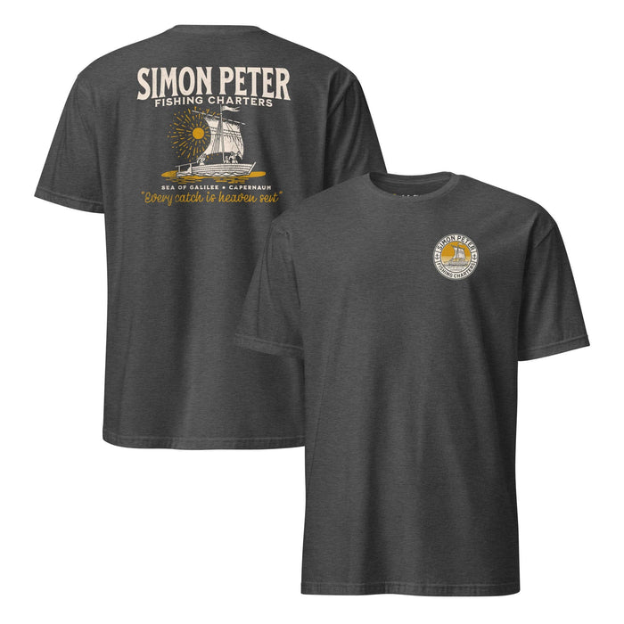 Simon Peter Fishing Charters Remix (Front/Back) - T-Shirt